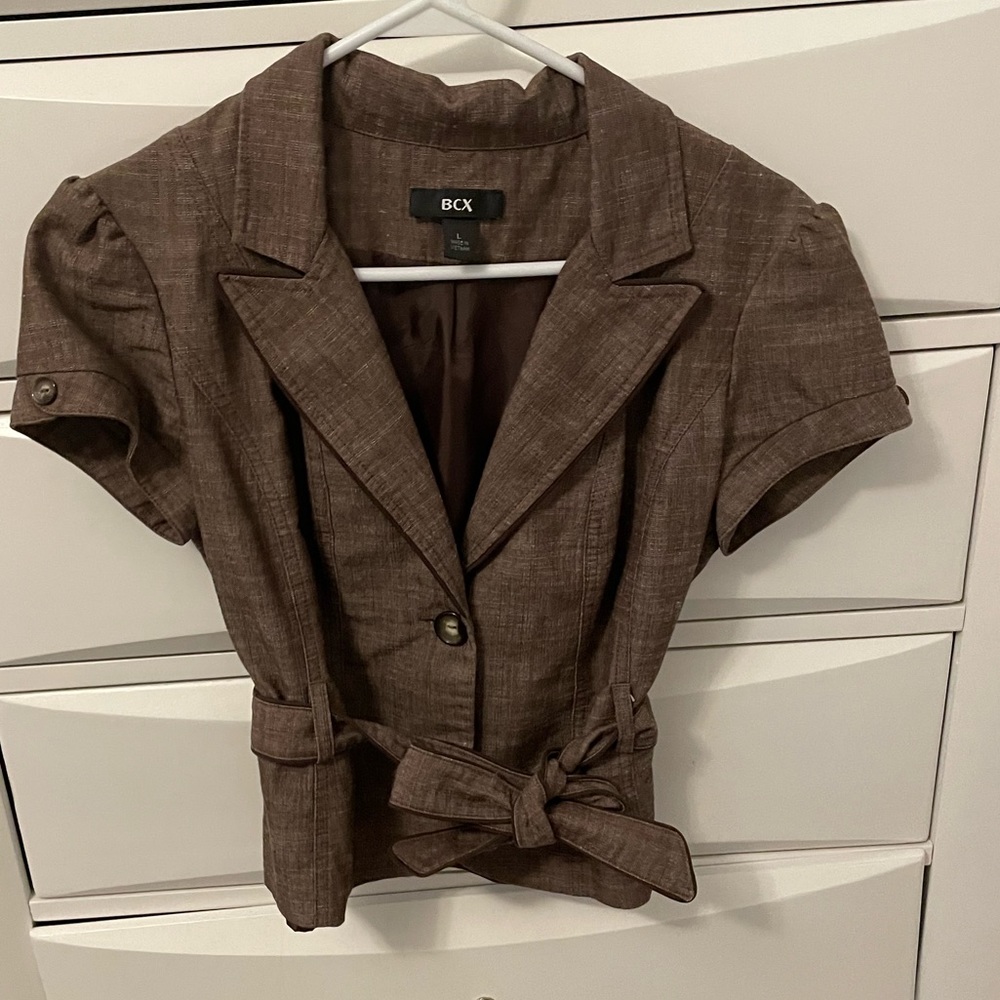 BCX Short Sleeve Blazer